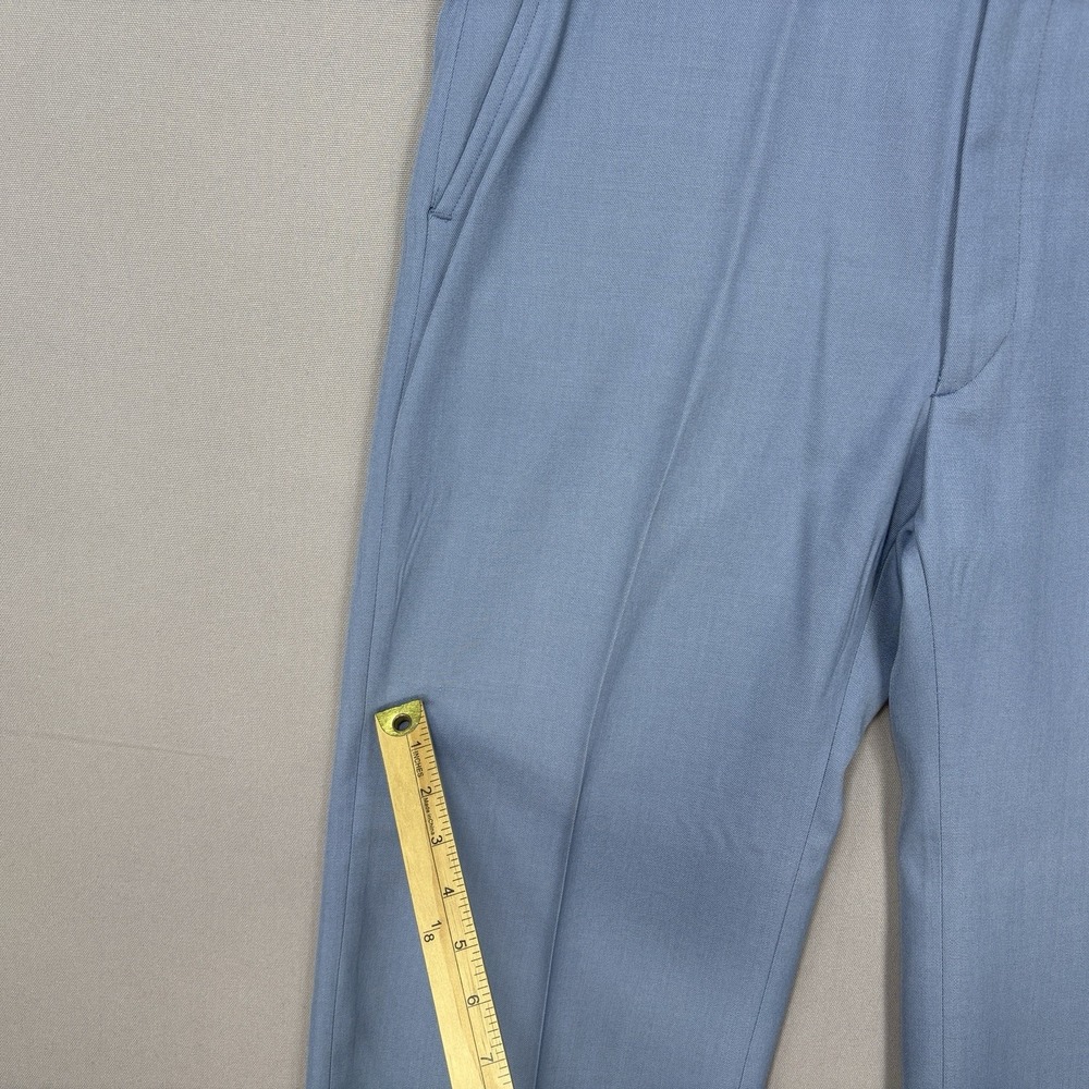 VTG 70's Gallery by Haggar 36x30 Blue Dacron Deadstock Leisure Dress Pants NWT - Picture 13 of 16